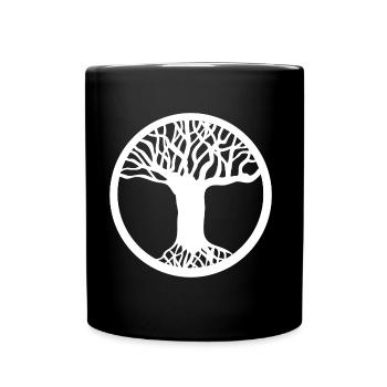 arbre - Mug uni - noir - Devant