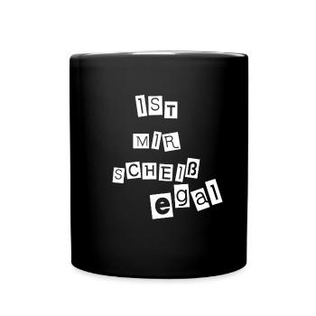 Je m’en fous. - Mug uni - noir - Devant