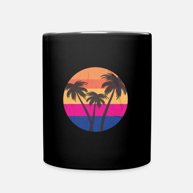 palmiers - Mug uni - noir
