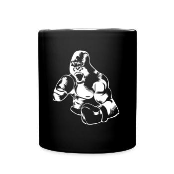 gorilla boxe - Mug uni - noir - Devant