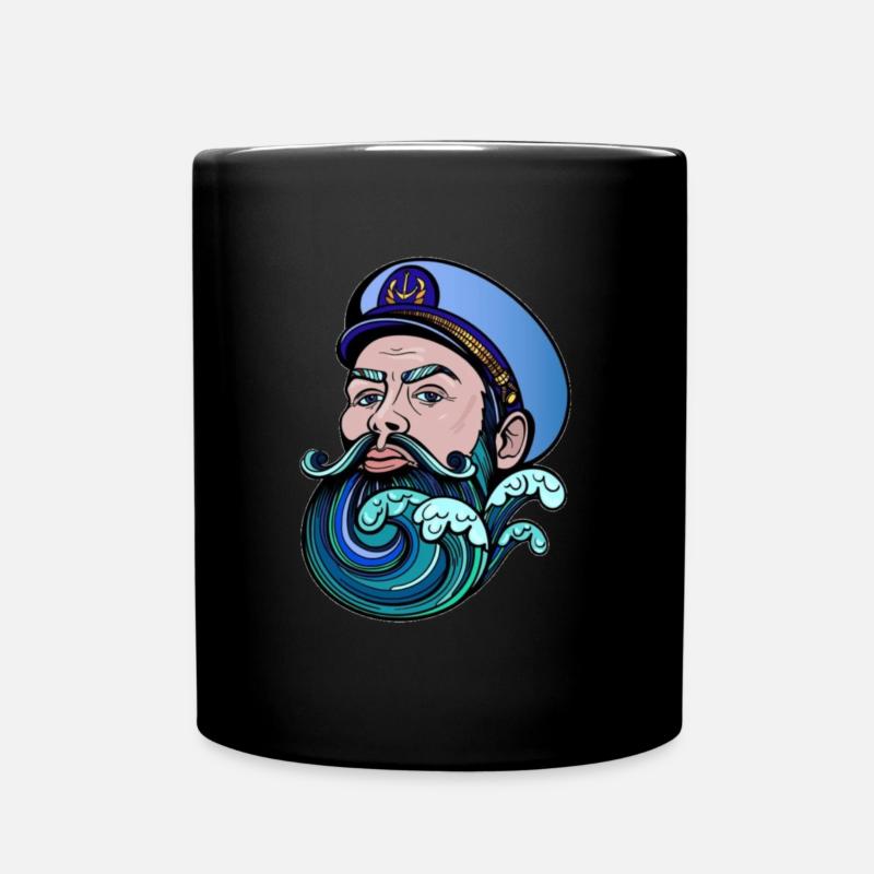 seemann - Tasse einfarbig - Schwarz