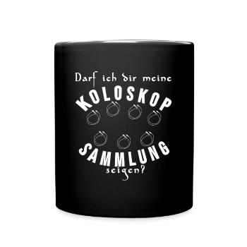 Docteur en médecine interne interniste colonoscope cadeau - Mug uni - noir - Devant