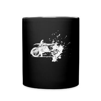 motocross extreme sports - Full Colour Mug - black - Front