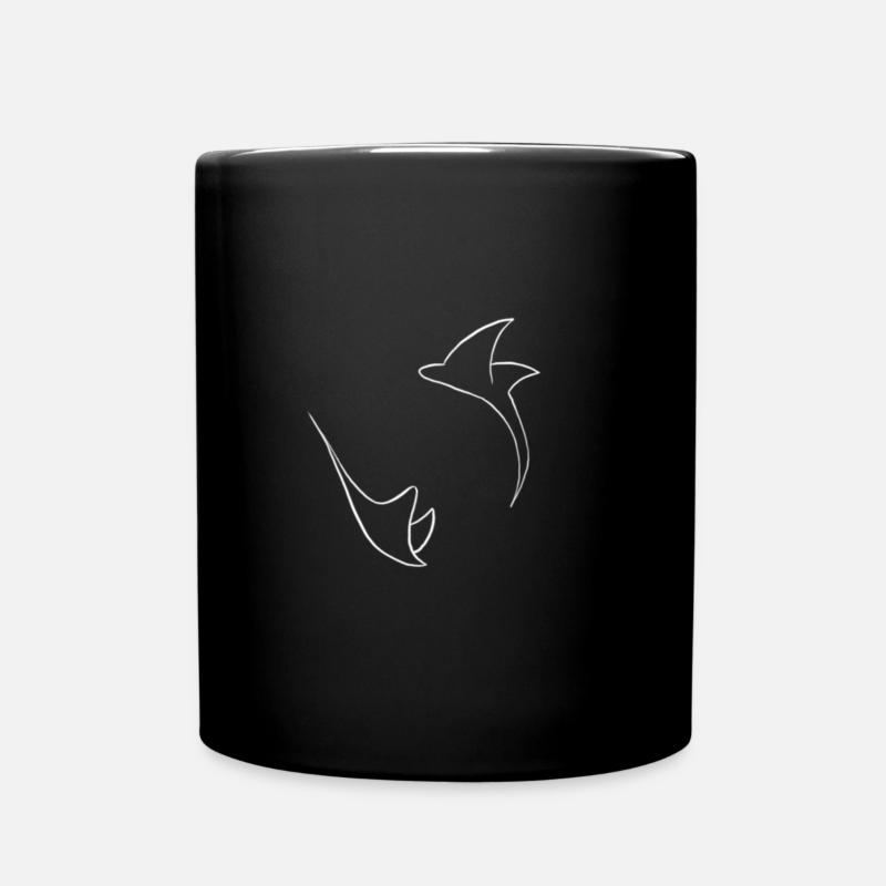 Raie - Mug uni - noir