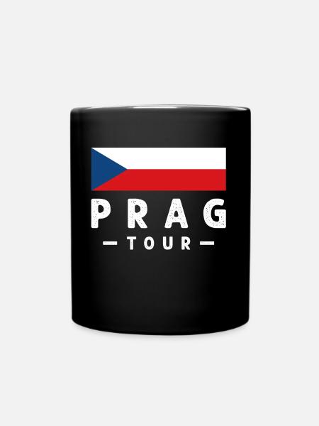 prag tour - Tasse einfarbig - Schwarz