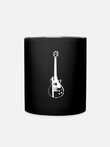 E-Gitarre - Tasse einfarbig - Schwarz