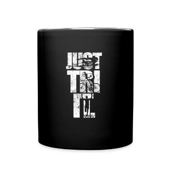 Triathlon triathlet - Tasse einfarbig - Schwarz - Vorne