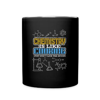 Chemistry teacher saying - Full Colour Mug - black - Front