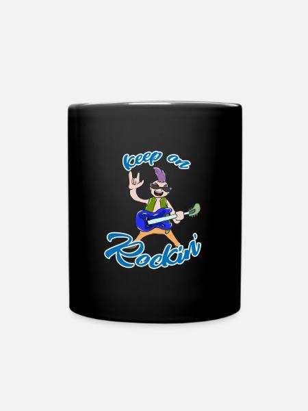 Rock 'n' Roll - Tasse einfarbig - Schwarz