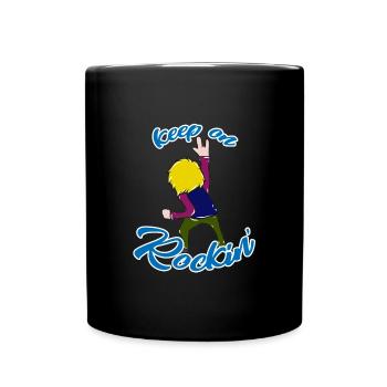 Rock 'n' Roll - Tasse einfarbig - Schwarz - Vorne