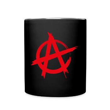 anarchie - Mug uni - noir - Devant