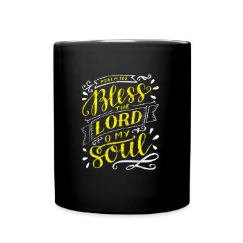 Bible verse Saying - Full Colour Mug - black - Front