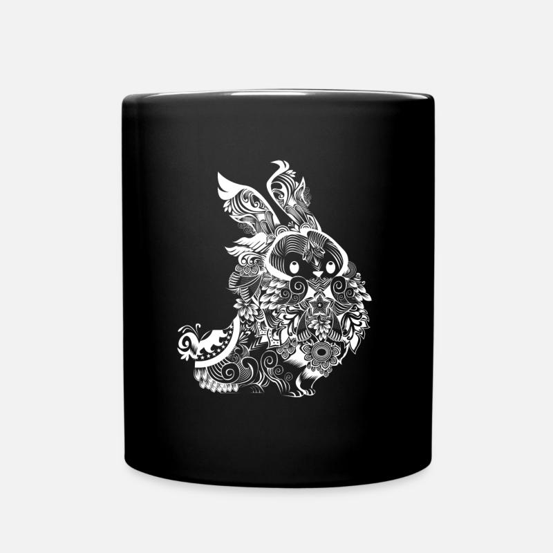 Hase Mandala - Mug uni - noir