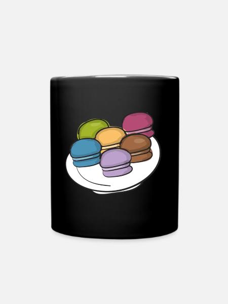Macaron - Full Colour Mug - black