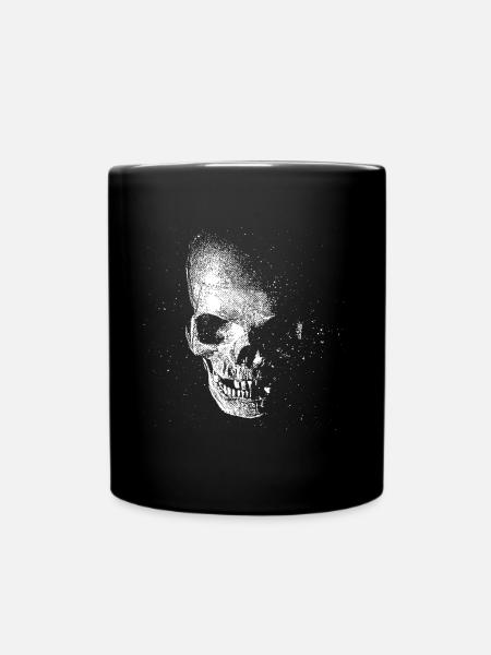 Skull Skull Skull - Full Colour Mug - black