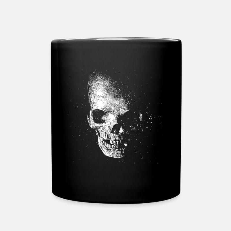 Skull Skull Skull - Full Colour Mug - black