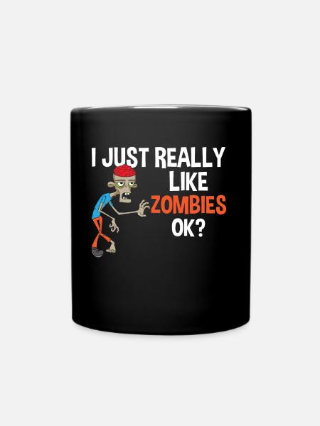 Zombie Zombie Zombie Zombie Zombie - Full Colour Mug - black