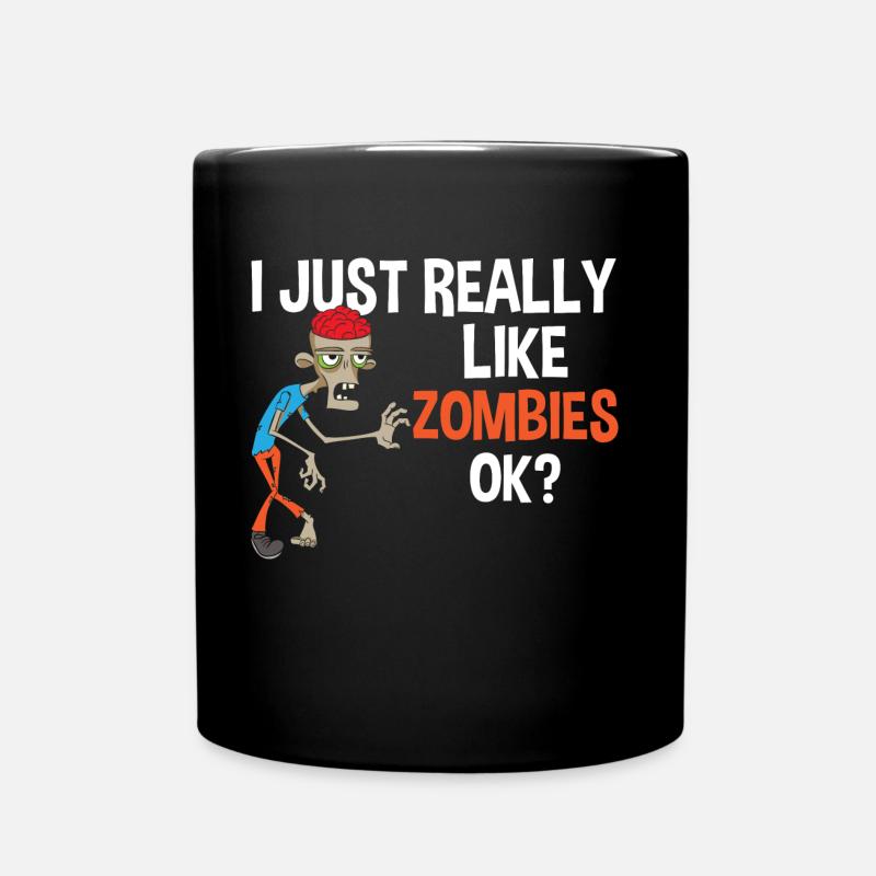 Zombie Zombie Zombie Zombie Zombie - Tasse einfarbig - Schwarz