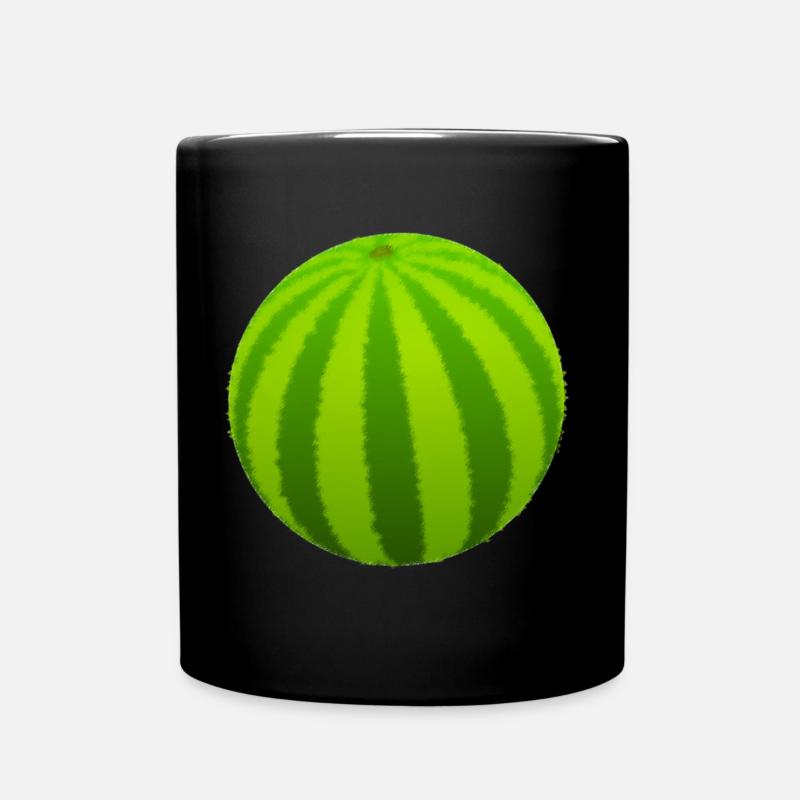 Melone - Tasse einfarbig - Schwarz