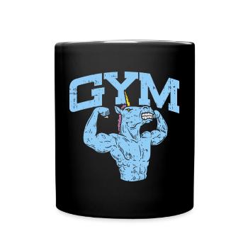 GYM - Tasse einfarbig - Schwarz - Vorne