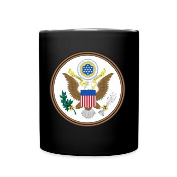 Sceau président des États-Unis - Mug uni - noir - Devant