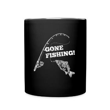 Pêcher poisson dire poisson - Mug uni - noir - Devant