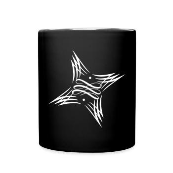 Partenaire de design couple superstar look love - Mug uni - noir - Devant