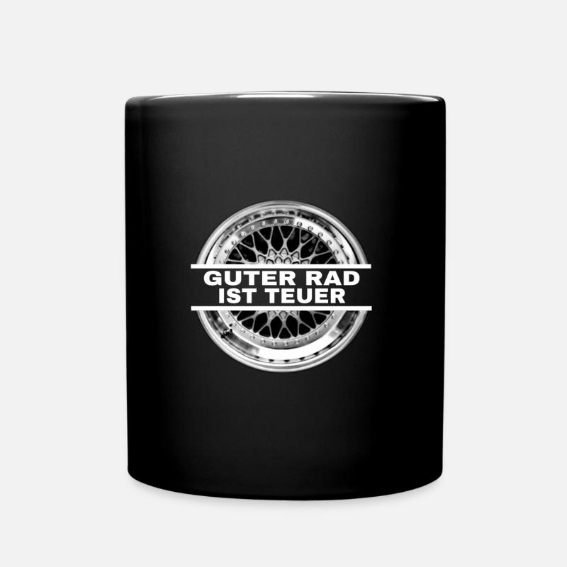 Guter Rad ist teuer - Tasse einfarbig - Schwarz