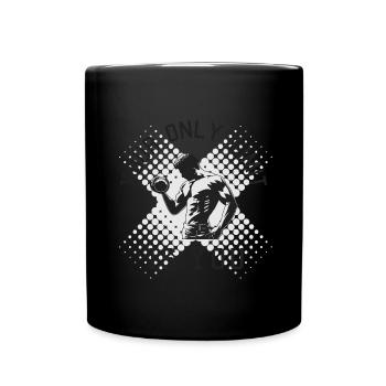Fitness - Tasse einfarbig - Schwarz - Vorne