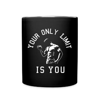 Bodybuilding fitness - Full Colour Mug - black - Front