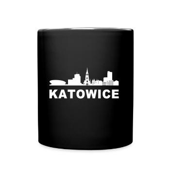 Katowice Katowice Poland Poland Skyline Gift - Full Colour Mug - black - Front