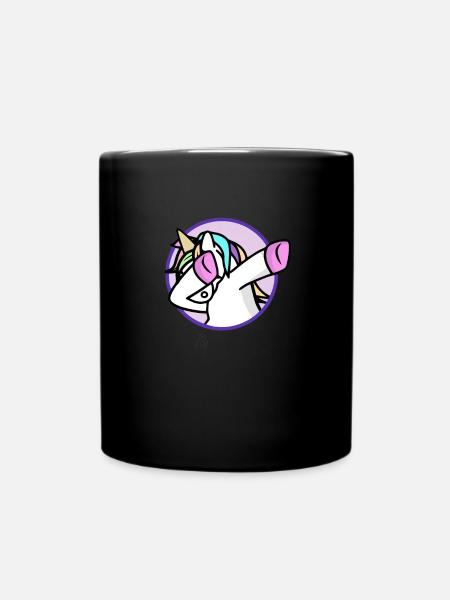 Funny unicorn T-shirt. Perfect Gift for everybody. - Full Colour Mug - black
