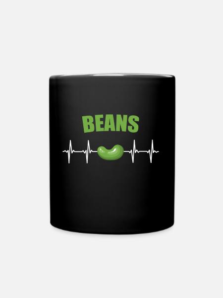 beans - Full Colour Mug - black