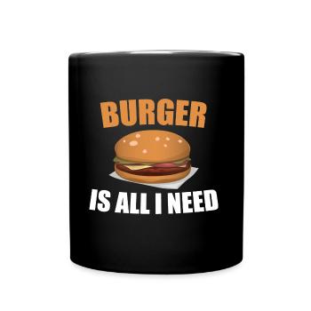 Burger - Full Colour Mug - black - Front