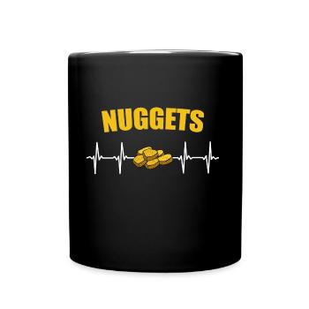 Nuggets - Tasse einfarbig - Schwarz - Vorne