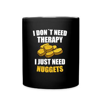 Nuggets - Tasse einfarbig - Schwarz - Vorne
