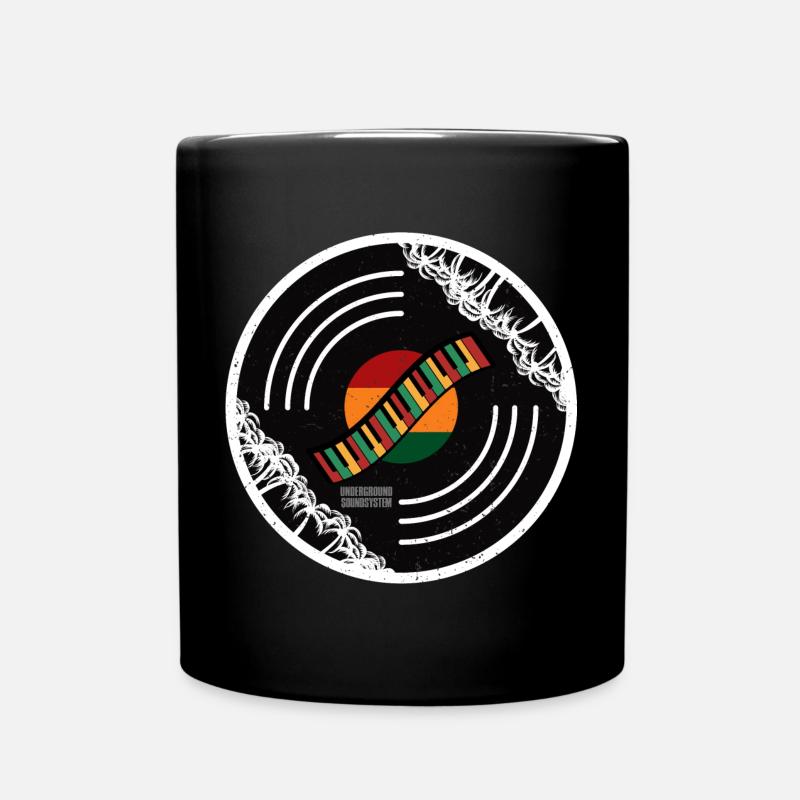 Clavier Sound Circle Rainbow - Mug uni - noir
