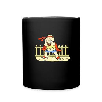Super photo man - Mug uni - noir - Devant