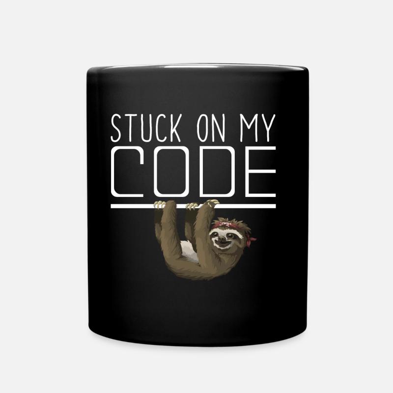 Stuck Code | IT | Entwickler - Tasse einfarbig - Schwarz