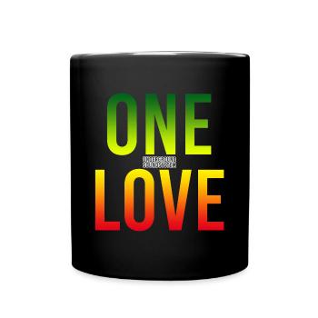 One Love Gradient: Unity in Color - Full Colour Mug - black - Front