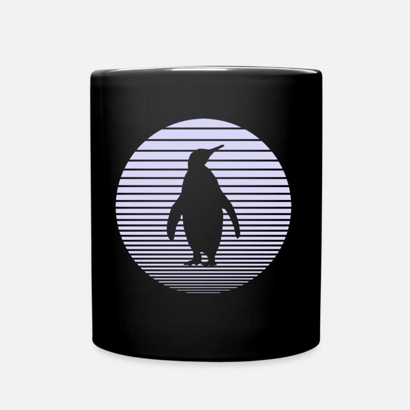 Pinguin - Tasse einfarbig - Schwarz