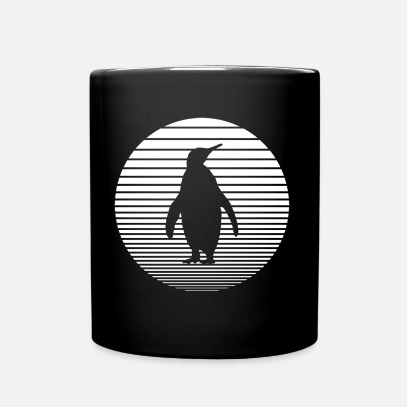 Pinguin - Tasse einfarbig - Schwarz
