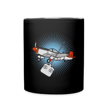 Pilote RC | Modèle de vol | modèle - Mug uni - noir - Devant