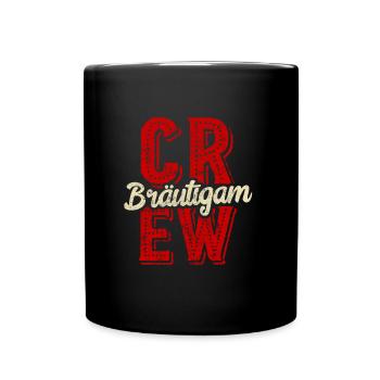 Groom crew bachelor party - Full Colour Mug - black - Front