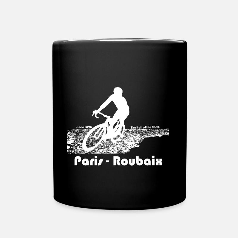 Paris - Roubaix - Tasse einfarbig - Schwarz