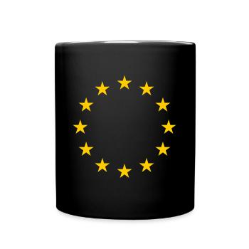 UE Europe Union européenne Drapeau européen Brexit - Mug uni - noir - Devant