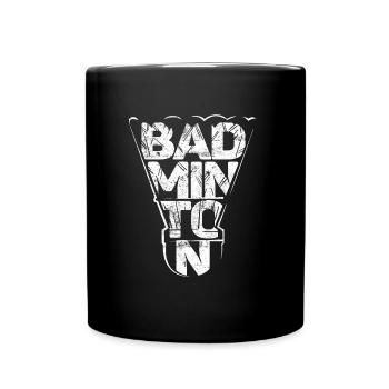 Badminton badminton - Mug uni - noir - Devant