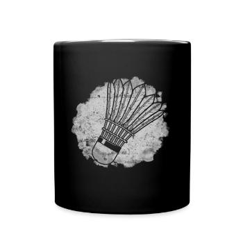 Badminton badminton - Mug uni - noir - Devant