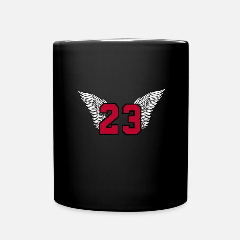 Basket numéro 23 Michael Jordan - Mug uni - noir