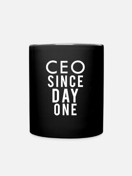 CEO - Tasse einfarbig - Schwarz